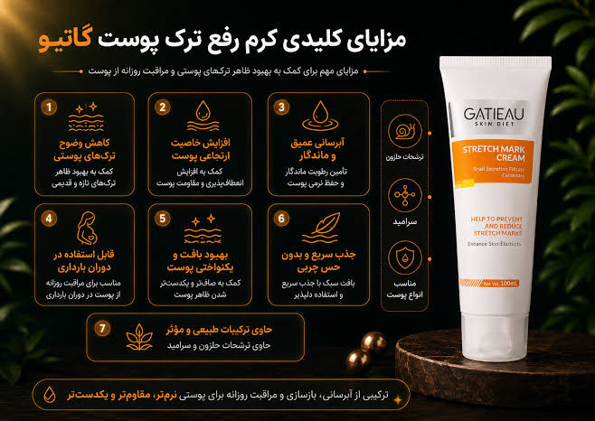 کرم گاتیو برای رفع ترکهای های پوستی ایتالیایی